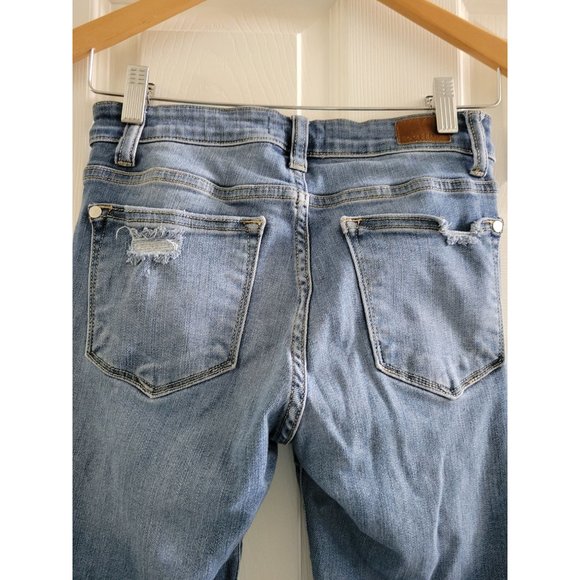 Judy Blue Los Angeles Skinny Fit distressed Ripped Denim Jeans size 3/26 - Picture 8 of 10